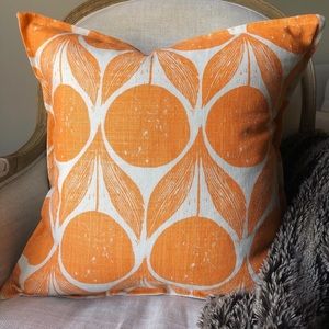 Custom Designer Orange Pillow Covers